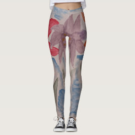 Leggings Lily Flowers