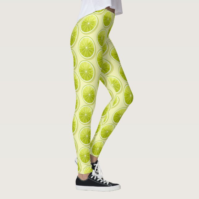 Leggings Lime Slices en amarillo claro (Derecha)