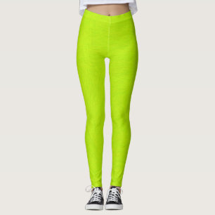 Leggings Lime verde abstracta