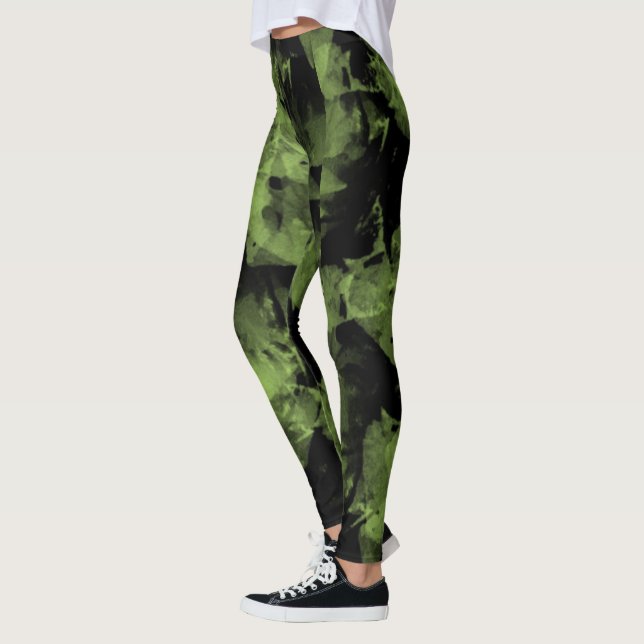 Leggings Lime y piernas negras (Izquierda)