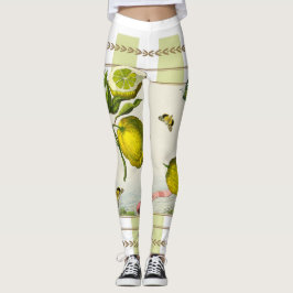 Leggings Limones en rayas verdes