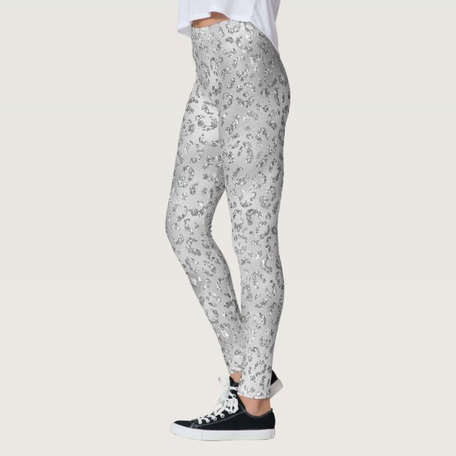 Leggings Lindo estampado de piel de leopardo guepardo plate (Izquierda)