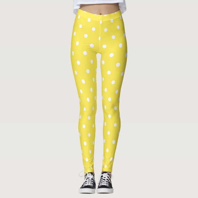 Leggings Lindos Lunares Amarillos (Anverso)