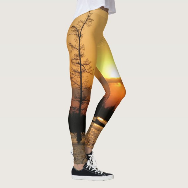 Leggings Línea Azul delgada - Amanecer en Millwood (Derecha)