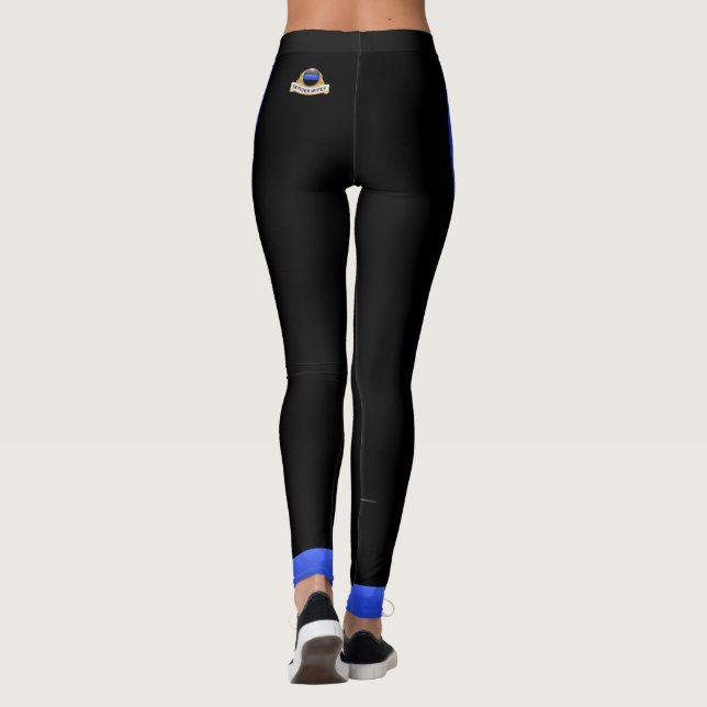 Leggings Línea Azul delgada - Leyendas de la placa azul esb (Reverso)