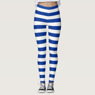 Leggings línea blanca azul de la bandera de finlandia greci