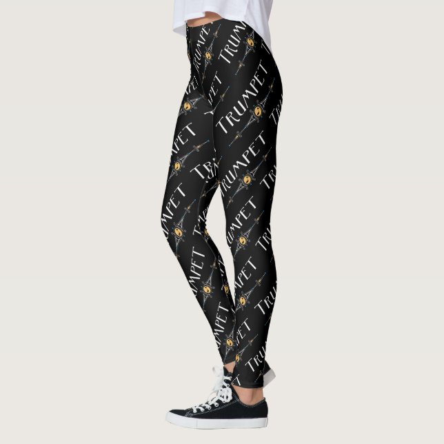 Leggings Línea decorativa de trompetas (Izquierda)