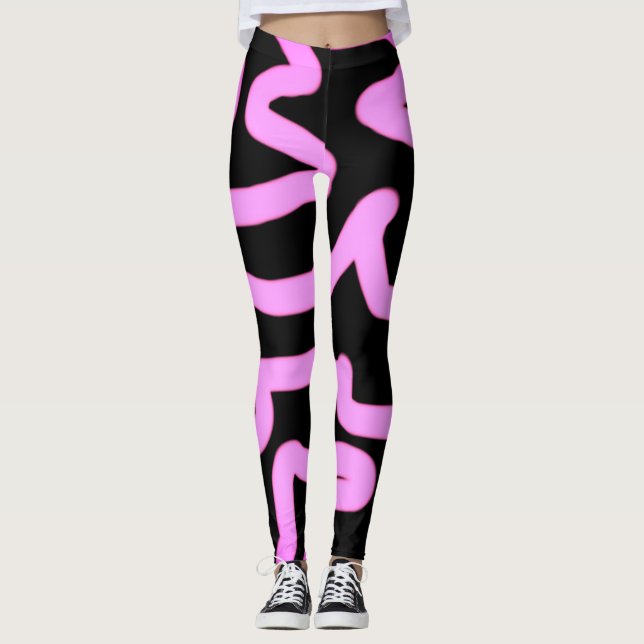 Leggings Línea rosa (Anverso)