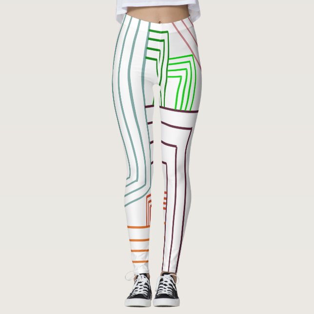 Leggings Líneas Art Deco (Anverso)