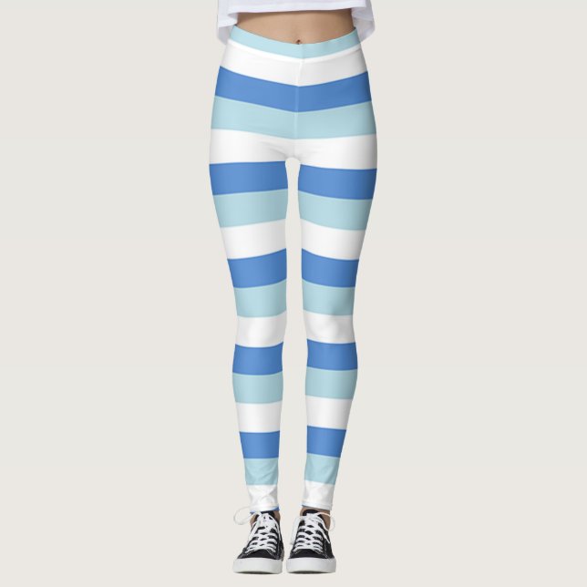 Leggings Líneas azules, estilo marinero (Anverso)