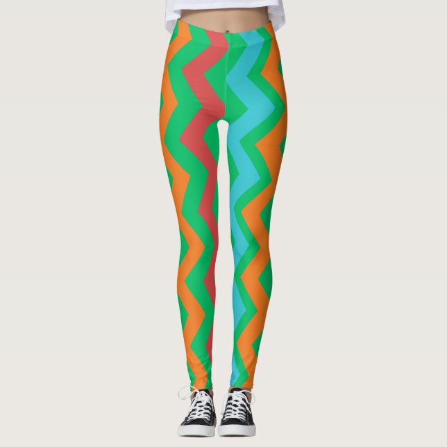 Leggings líneas coloreadas (Anverso)