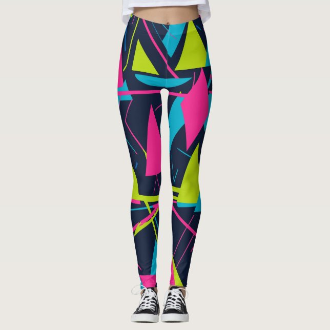 Leggings Líneas dinámicas (Anverso)