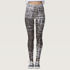 Leggings Líneas Grises En Peligro Sobre Fondo Gris Pálido