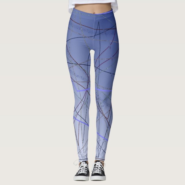 Leggings Líneas sobre líneas (Anverso)