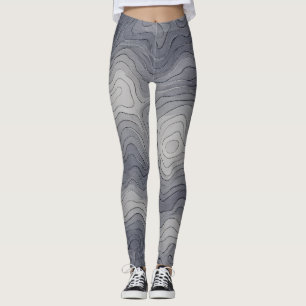 Leggings Líneas Suaves de Elevación – Escala de Grises