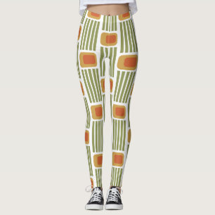 Leggings Líneas verdes y cajas