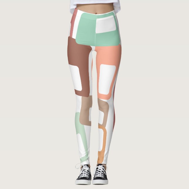 Leggings Líneas y Rectángulos (Anverso)