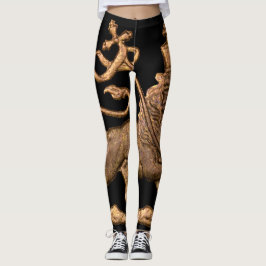 Leggings Lion of Judah Ir - Jah Rasta Power yoga -