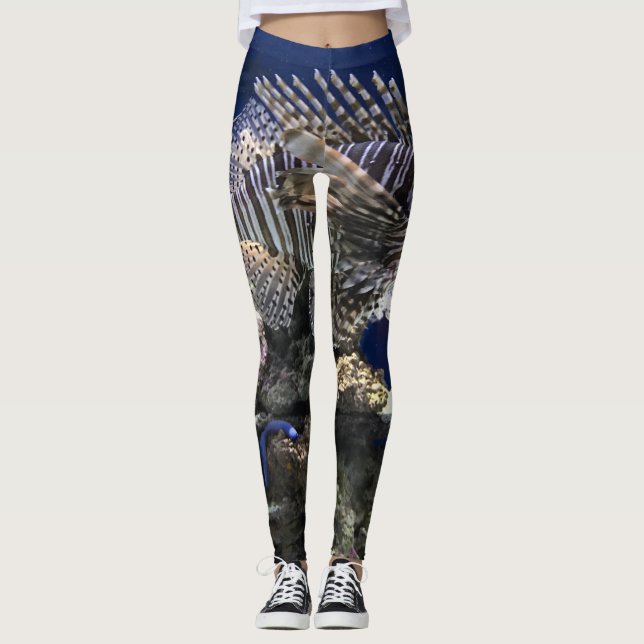Leggings Lionfish en acuario (Anverso)