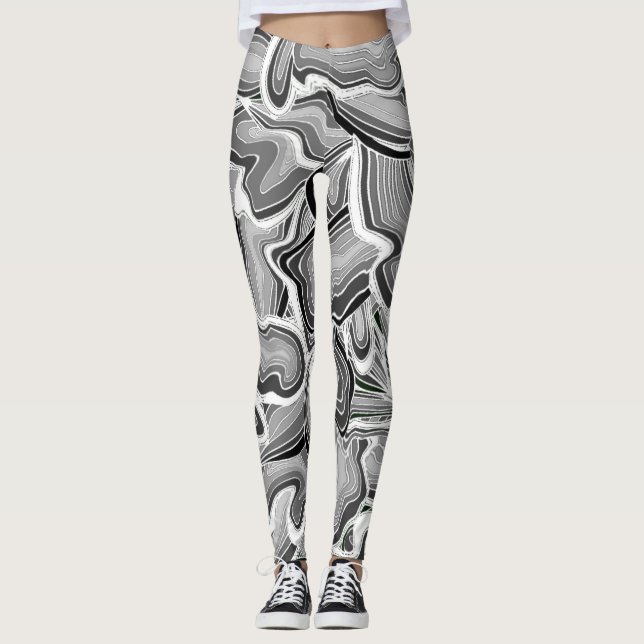 Leggings Líquido gris (Anverso)