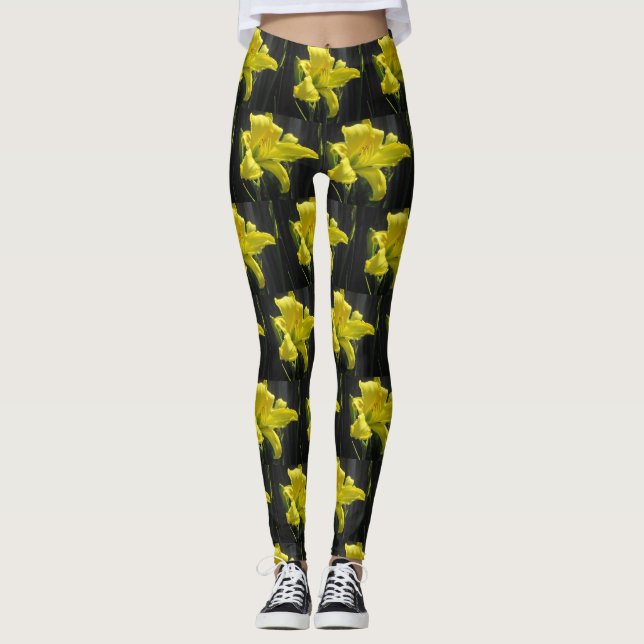Leggings Lirio amarillo (Anverso)