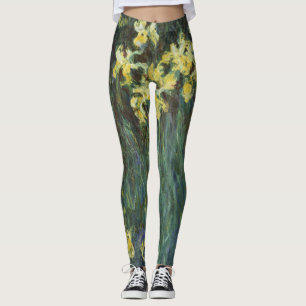 Leggings Lirios amarillos por Claude Monet, Arte fino vinta