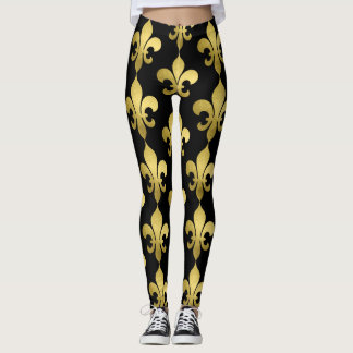 Leggings Lirios de Oro en Cualquier Color