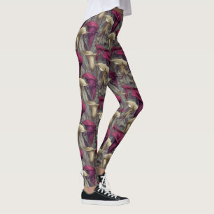 Leggings lirios Flor Cruzada Calas Florales Regalos