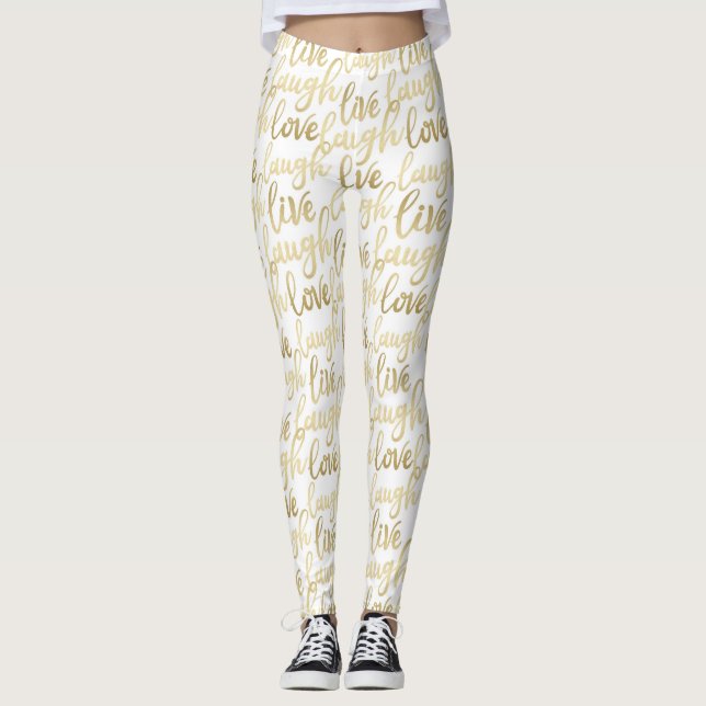 Leggings Live Laugh Love (Anverso)