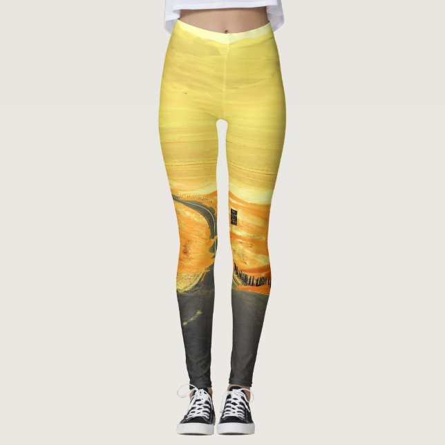 Leggings Liwa Oasis Asphalt Road, Dunas. (Anverso)
