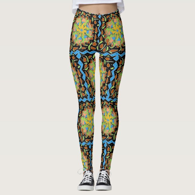 Leggings Lizard Mandala (Anverso)