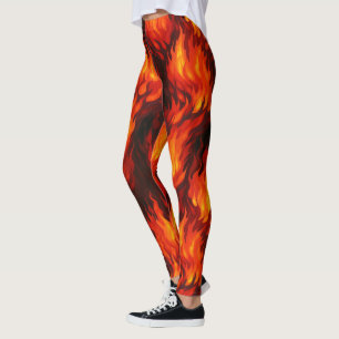 Leggings Llama de fuego