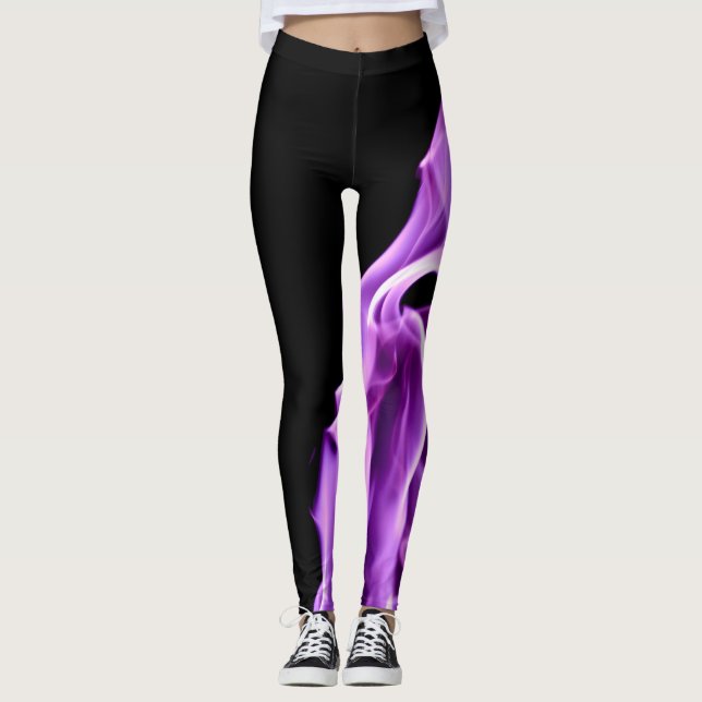 LEGGINGS LLAMA PÚRPURA (Anverso)