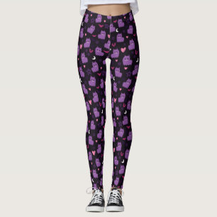 Leggings Llama púrpura Gótico Pastel