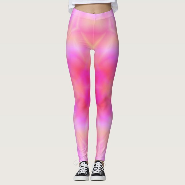 Leggings Llamarada rosada (Anverso)