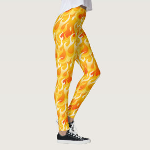 Leggings Llamas ardientes