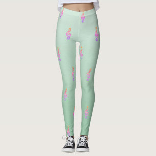 Leggings Llave de violín moderna femenina adorable y linda
