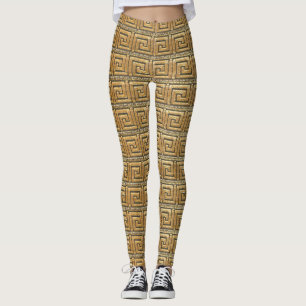Leggings Llave Griega Dorada