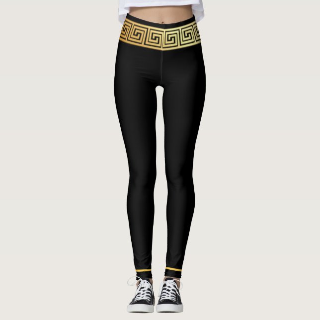 Leggings Llave Griega Dorada (Anverso)