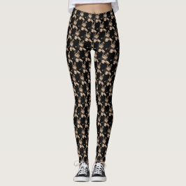 Leggings Lleva a tu terrier al trabajo con patrón