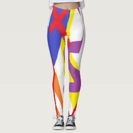 Leggings LLUVIA DE ORGULLO LGBTQ+ inspirada en abstracto /