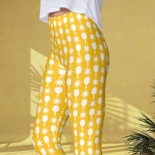 Leggings Lluvia de regalos nupciales de pickleball con esti