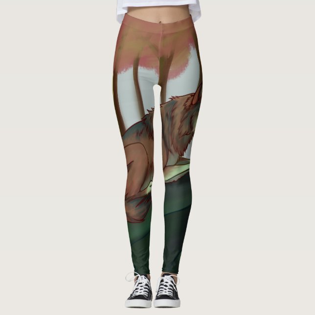 Leggings Lobo europeo (Anverso)