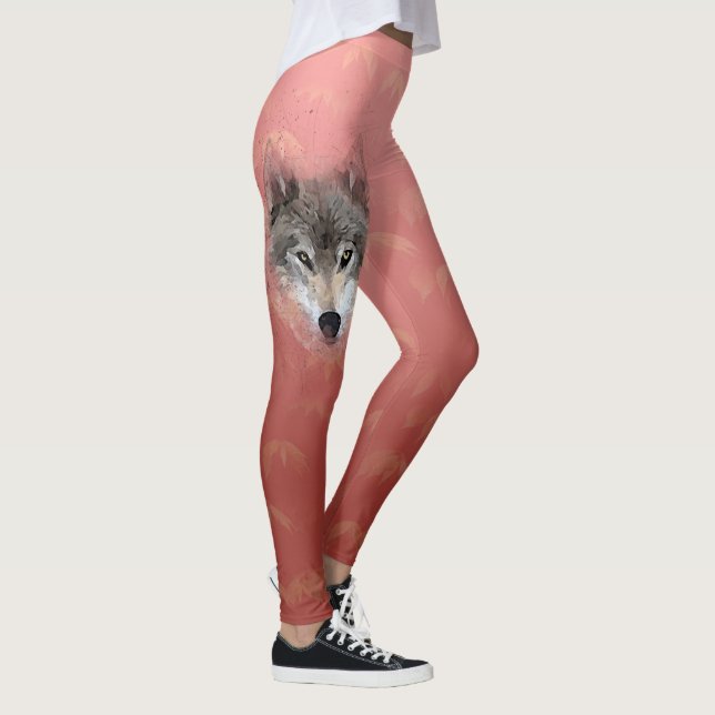 Leggings Lobo Gris (Derecha)
