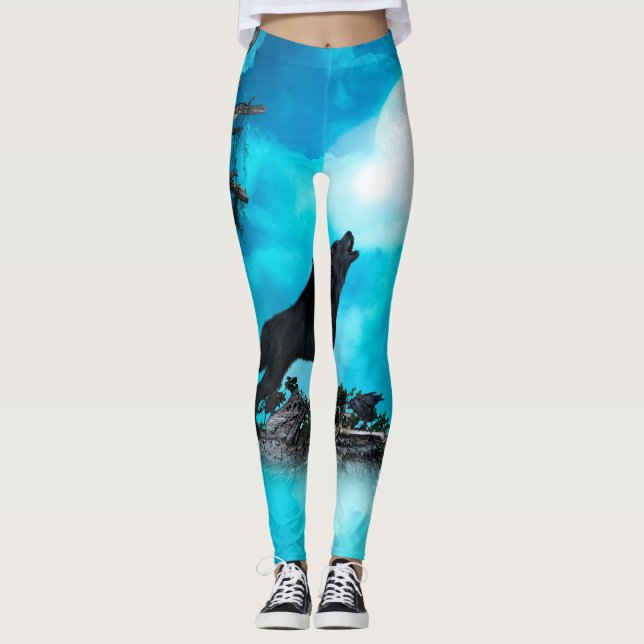Leggings Lobo impresionante (Anverso)