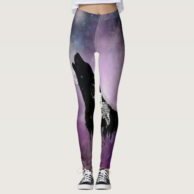Leggings Lobos alucinantes (Anverso)