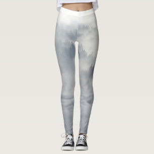 Leggings Lobos en un paisaje invernal