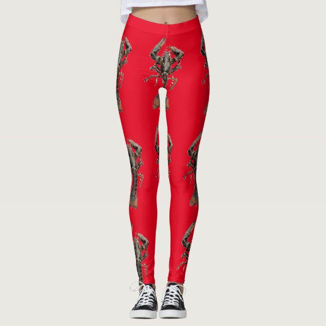 Leggings Lobster de Maine fresco Thunder_Cove (Anverso)