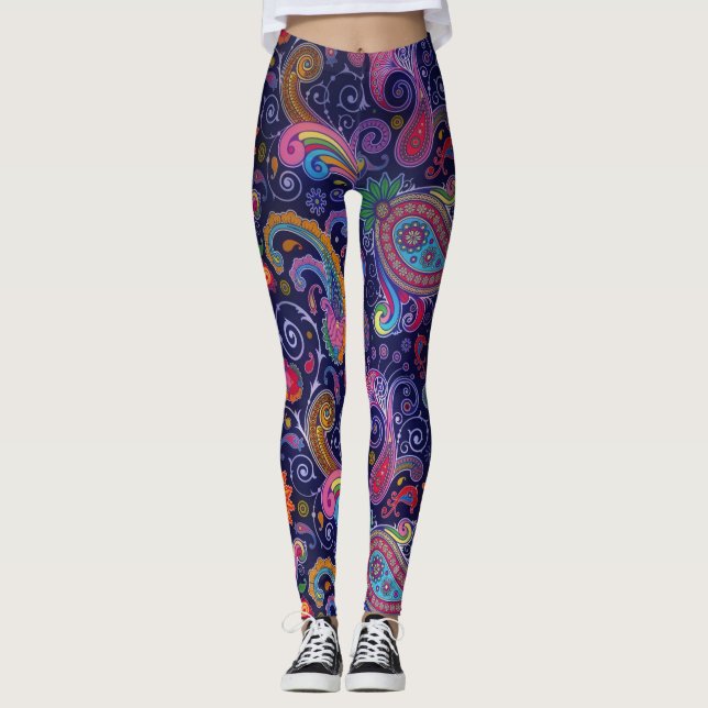 Leggings Loco Funky Paisley (Anverso)