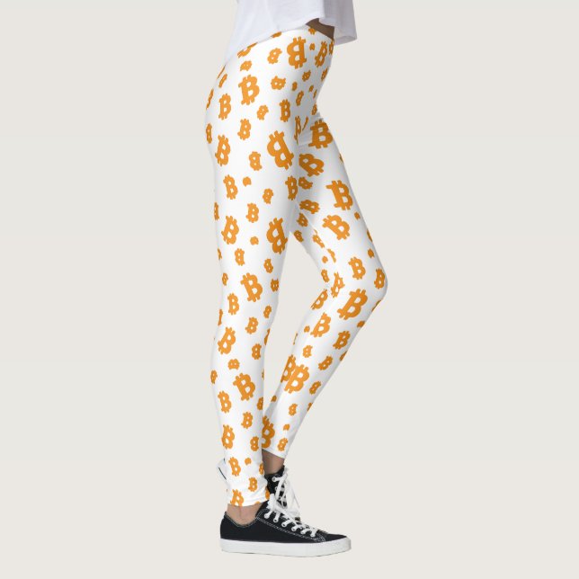 Leggings Logo de Bitcoin crypto- Btc (Derecha)